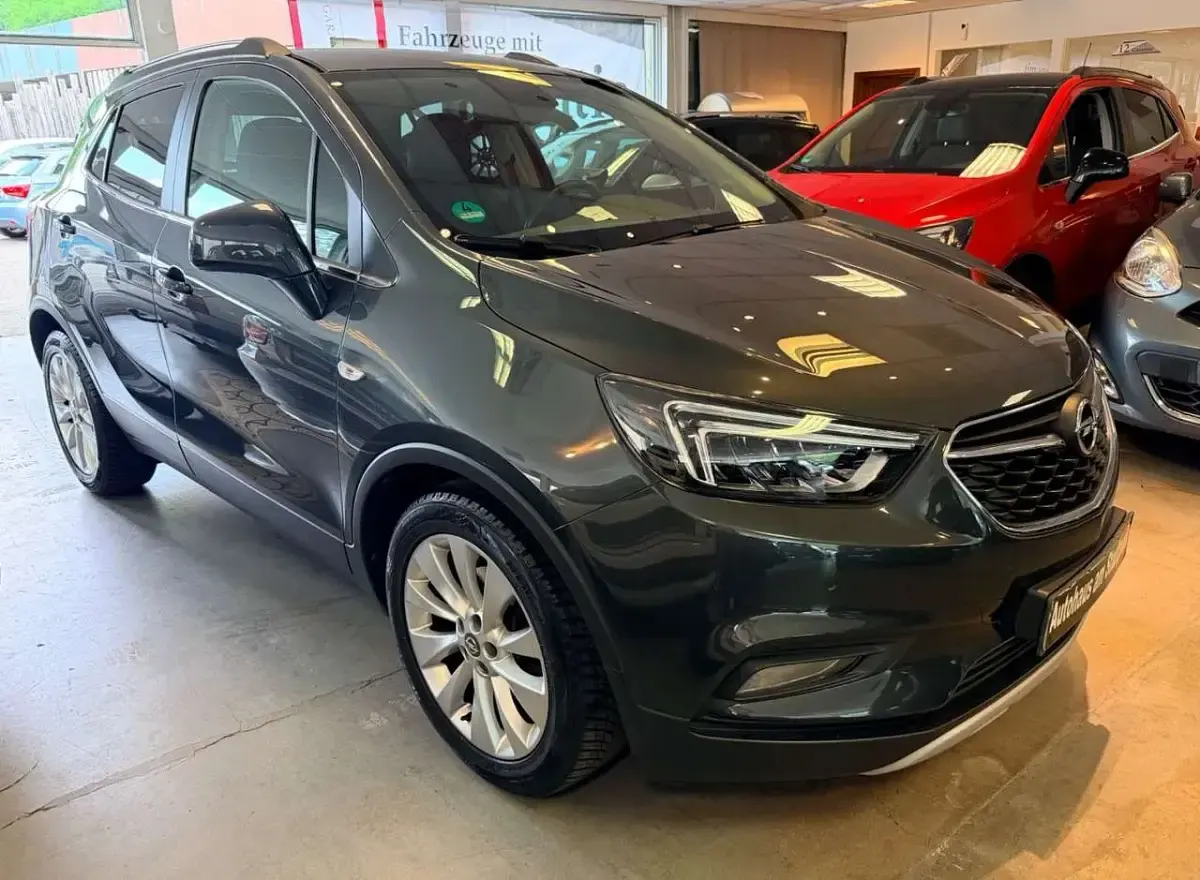 Gebraucht Opel Mokka X Innovation 140 PS (102 kW) 2017 Graphitgrau/son of a gun grey SUV