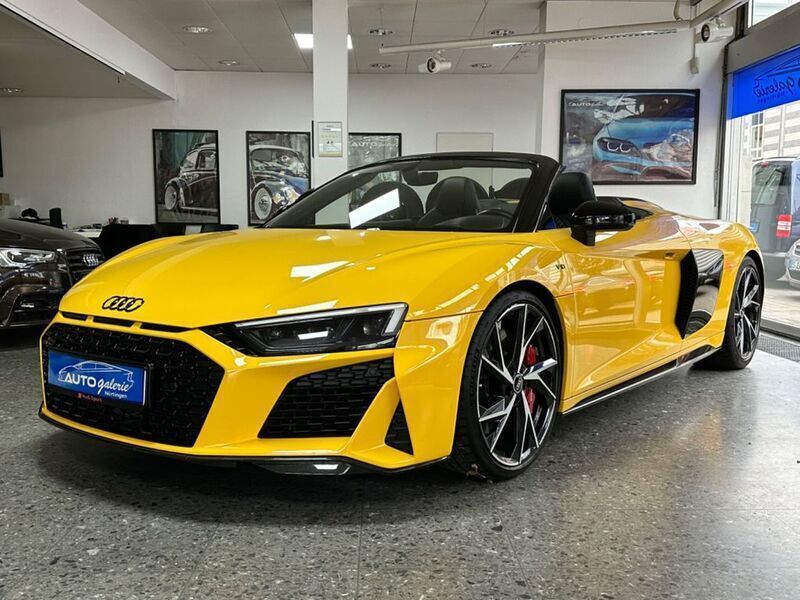 Vegasgelb Gebraucht 2021 Audi R8 Spyder Sport Cabrio | 169.900 € (Fairer Preis) - Bild 1/4