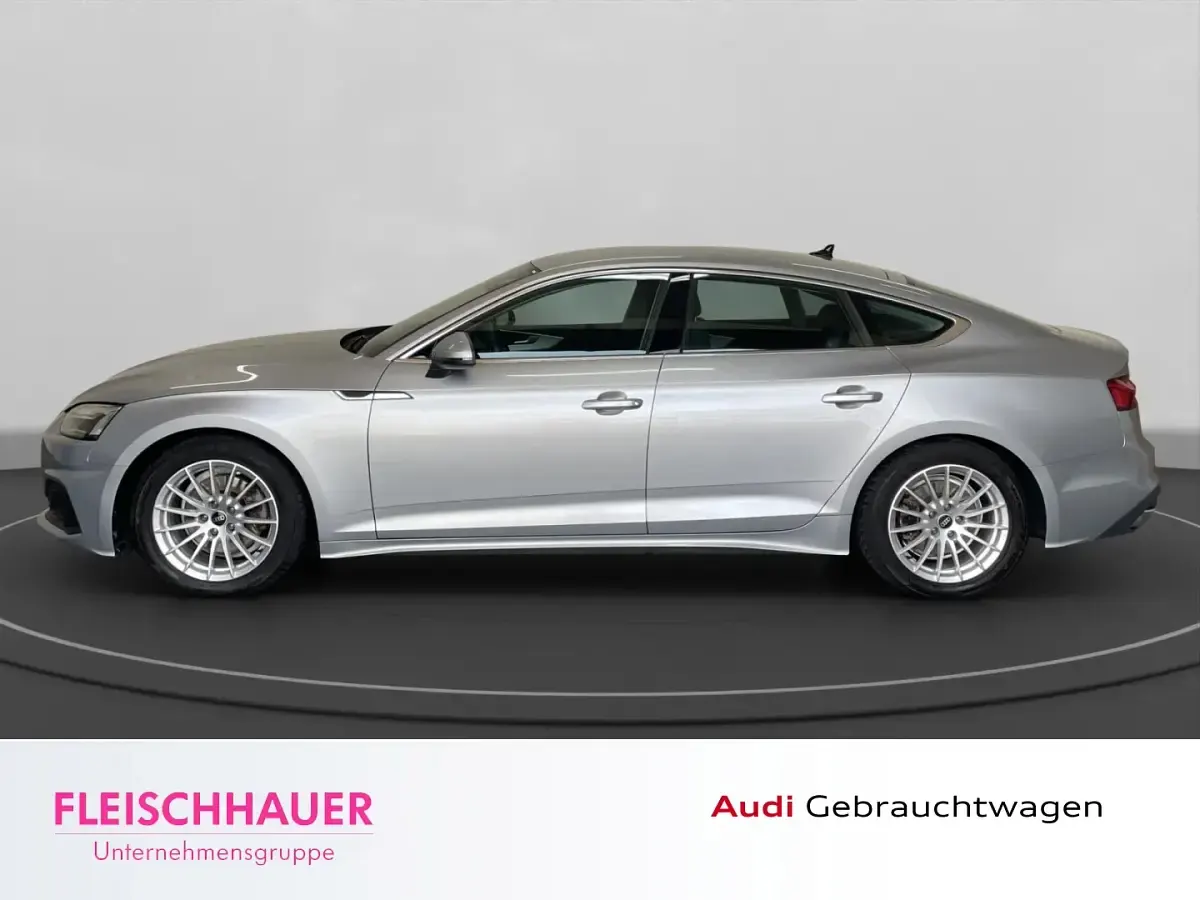 Gebraucht Audi A5 Sportback 150 PS (110 kW) 2023 Florettsilber metallic Kleinwagen