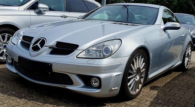 Silber Gebraucht 2006 Mercedes SLK55 AMG AMG Cabrio | 37.910 € - Bild 1/2