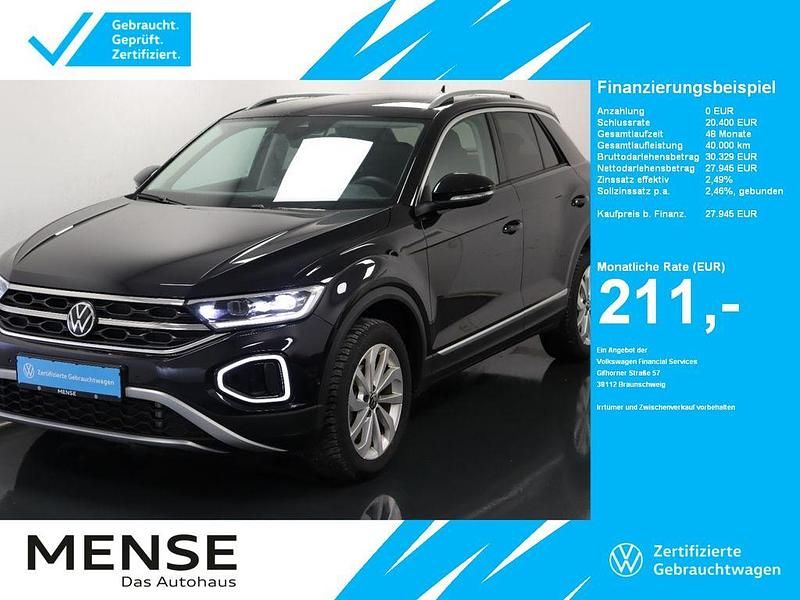 Deep black perleffekt Gebraucht 2024 VW T-Roc Style SUV | 27.945 € (Guter Preis) - Bild 1/4
