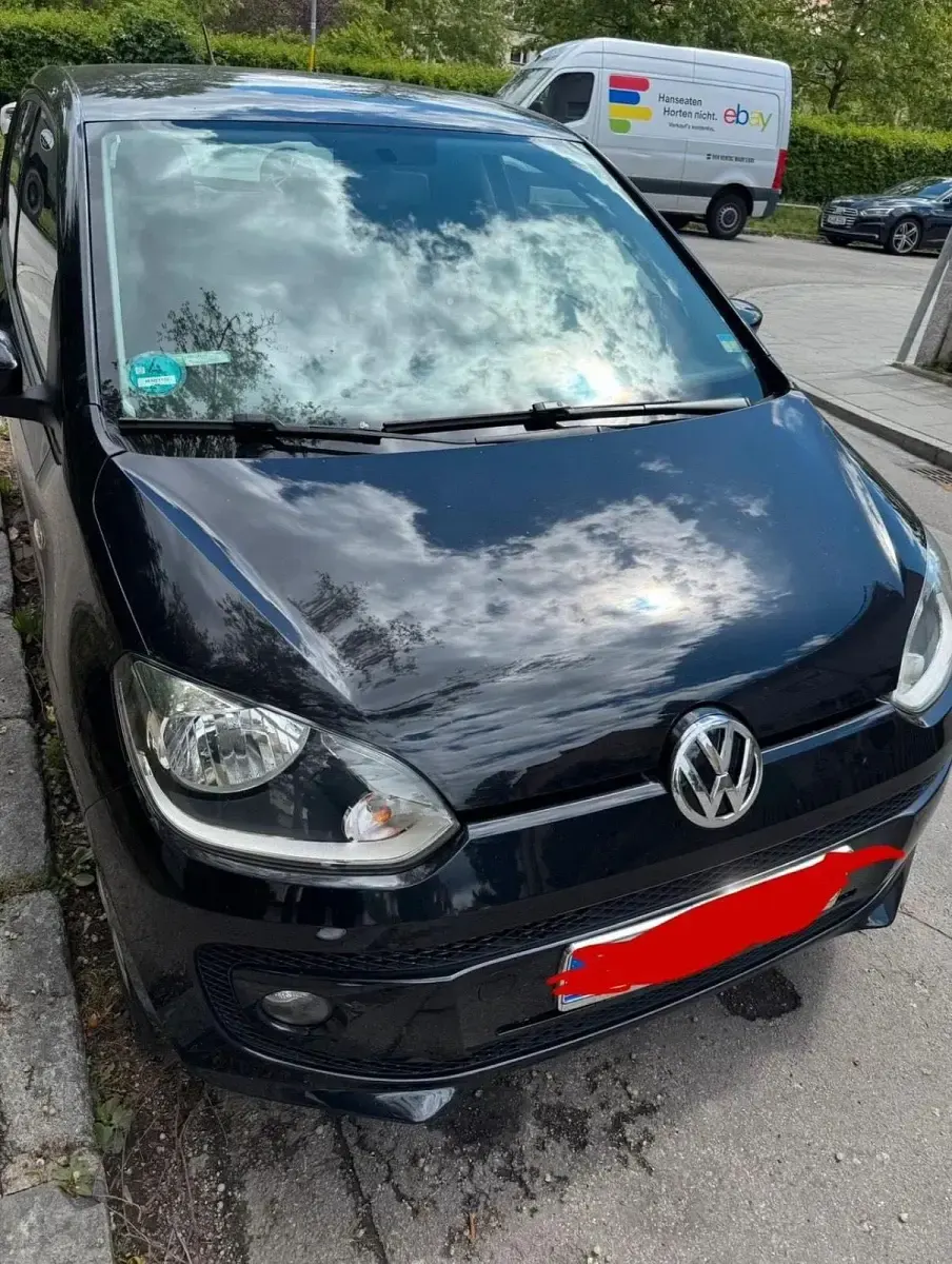 Gebraucht VW up! 60 PS (44 kW) 2012 Schwarz Kleinwagen