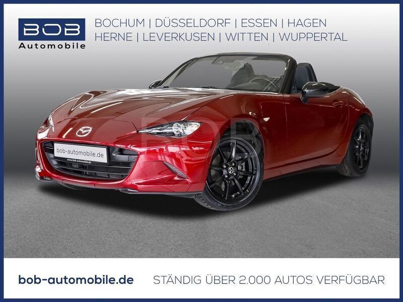 Magmarot metallic (rot) Gebraucht 2021 Mazda MX5 Ad'Vantage Cabrio | 24.890 € (Fairer Preis) - Bild 1/3