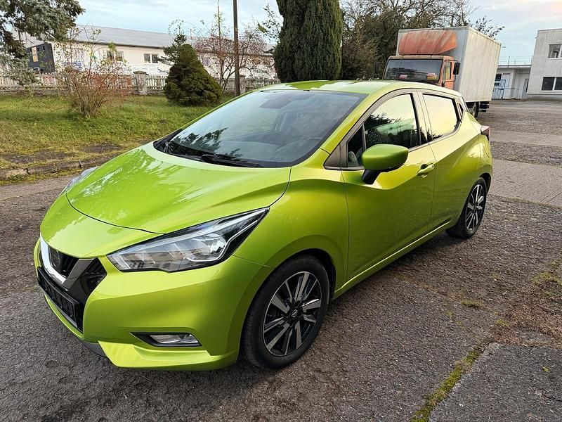 Grün Gebraucht 2017 Nissan Micra Kleinwagen | 6.999 € (Teuer) - Bild 1/4