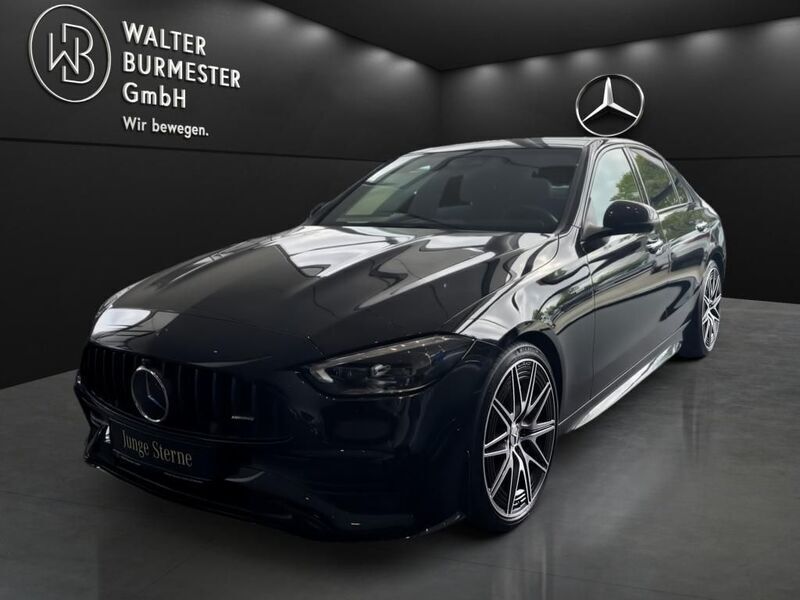 Metalliclack obsidianschwarz Gebraucht 2024 Mercedes C43 AMG AMG Limousine | 65.870 € (Etwas zu teuer) - Bild 1/4
