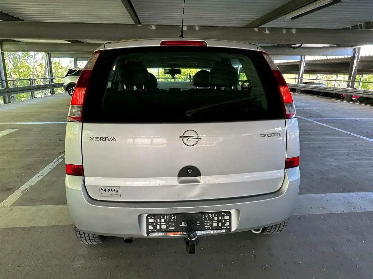 Gebraucht Opel Meriva 101 PS (74 kW) 2004 Silber Van / Kleinbus