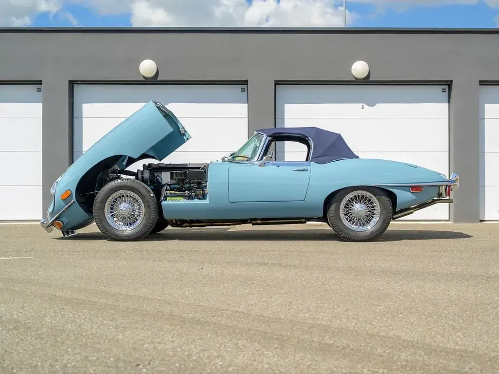 Gebraucht Jaguar E-Type 170 PS (125 kW) 1970 Blau Cabrio