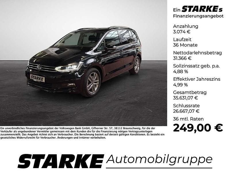 Schwarz Gebraucht 2025 VW Touran Comfortline Van / Kleinbus | 34.440 € (Fairer Preis) - Bild 1/4