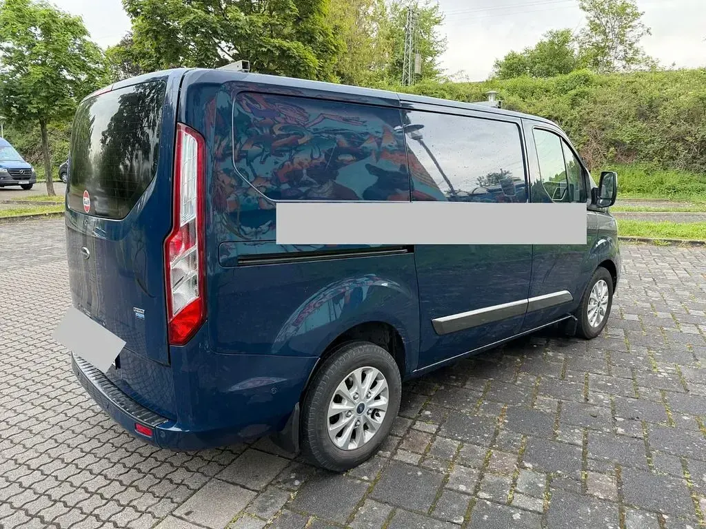 Occasion Ford Transit Custom 84 ch (61 kW) 2020 Bleue Monospace