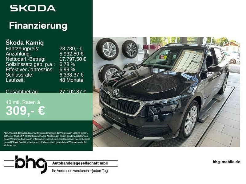 Schwarz Gebraucht 2021 Skoda Kamiq Clever SUV | 23.730 € (Fairer Preis) - Bild 1/3