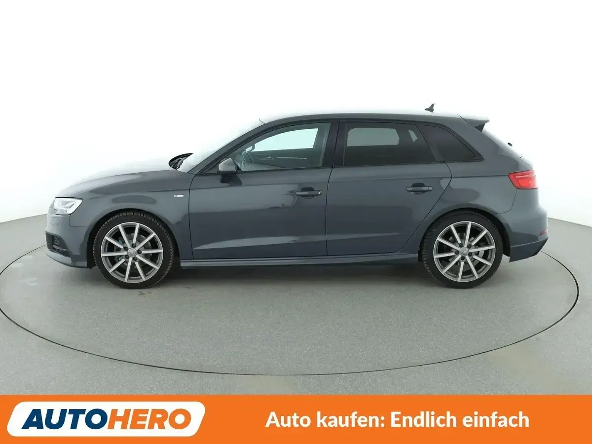 Brugt Audi A3 S-Line 150 HK (110 kW) 2018 Grå Sedan
