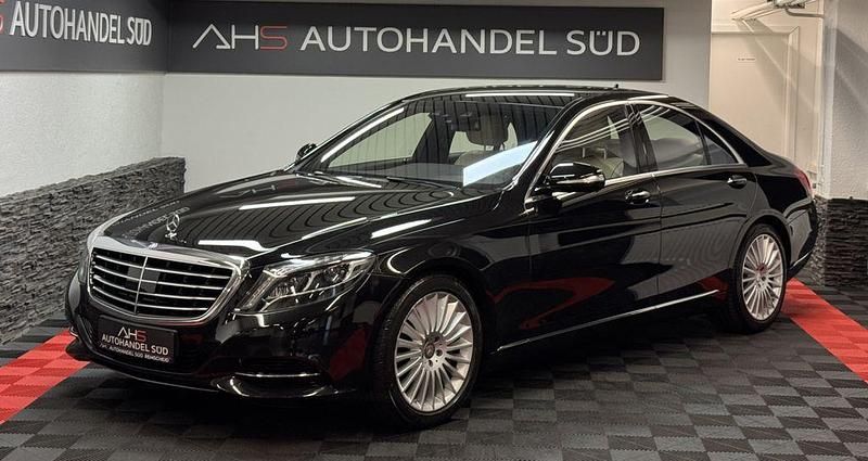 Obsidianschwarz metallic Gebraucht 2015 Mercedes S500 Limousine | 34.999 € (Superpreis) - Bild 1/4