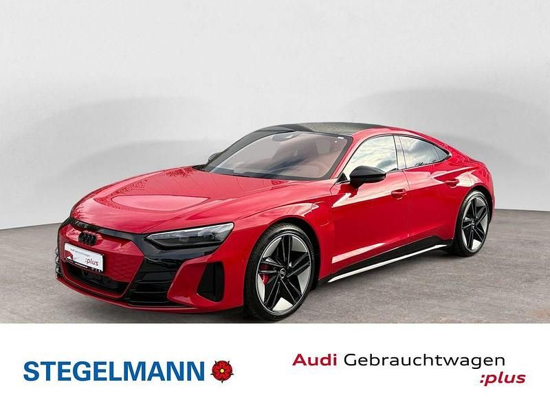 Tangorot metallic Gebraucht 2023 Audi RS e-tron GT Sport Limousine | 84.810 € (Fairer Preis) - Bild 1/4