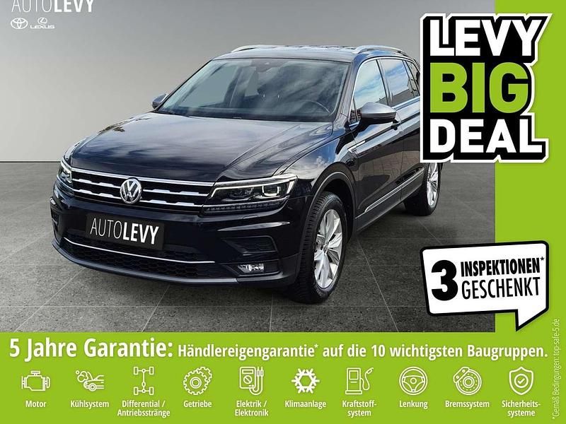 Deep black perleffekt Gebraucht 2021 VW Tiguan Allspace Highline SUV | 26.770 € (Superpreis) - Bild 1/4