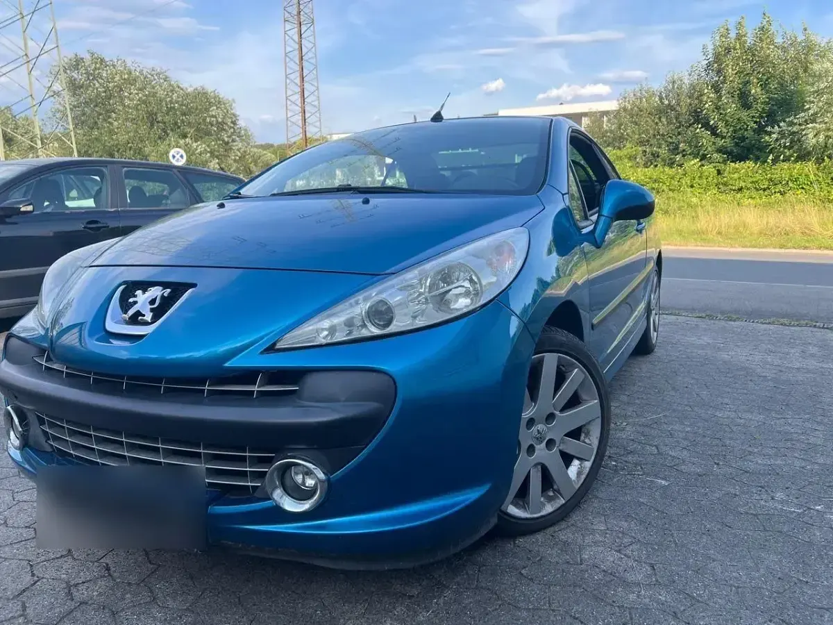 Gebraucht Peugeot 207 CC 150 PS (110 kW) 2007 Blau Cabrio