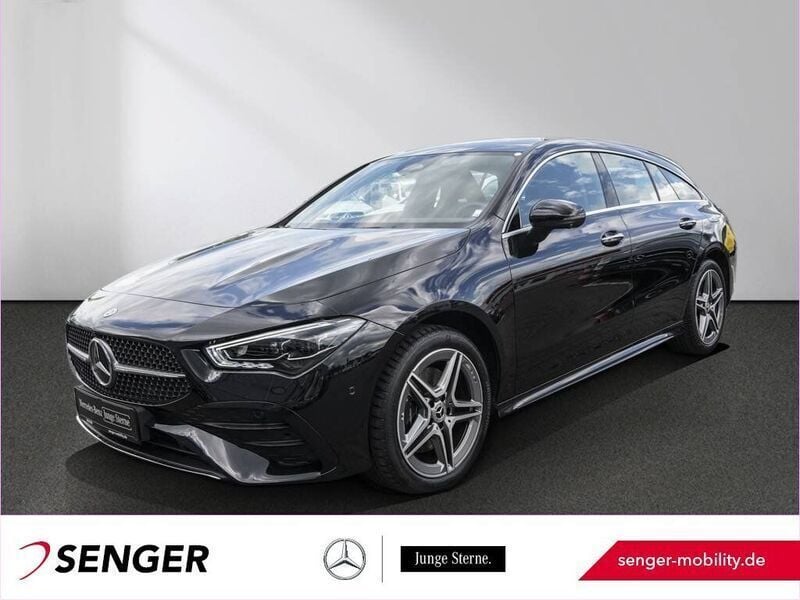 Schwarz Gebraucht 2024 Mercedes CLA250e Shooting Brake AMG Kombi | 37.429 € (Fairer Preis) - Bild 1/4
