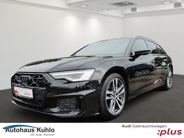 Mythosschwarz metallic Gebraucht 2024 Audi A6 Design Kombi | 59.890 € - Bild 1/4