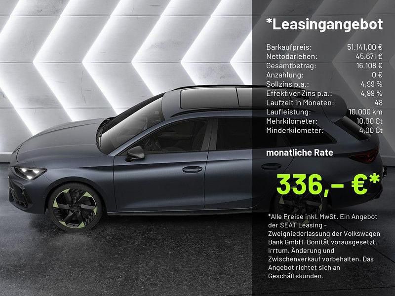 Neu Cupra Leon VZ 333 PS (244 kW) 2026 Grau Limousine