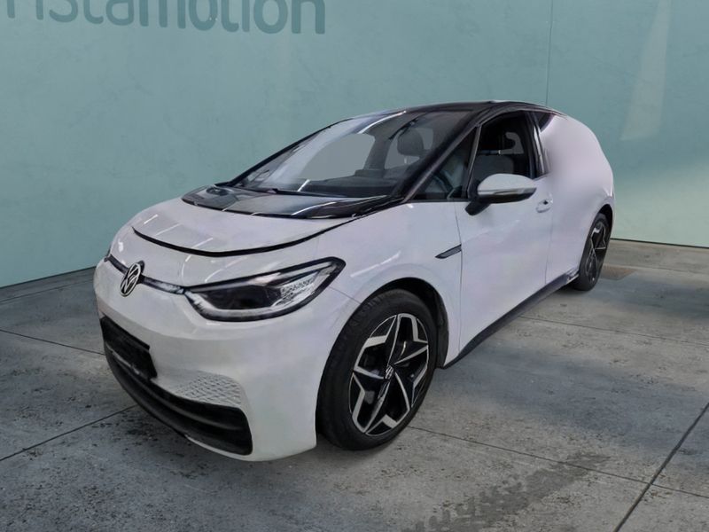 Weiß Gebraucht 2021 VW ID.3 Pro Kleinwagen | 24.599 € (Teuer) - Bild 1/4