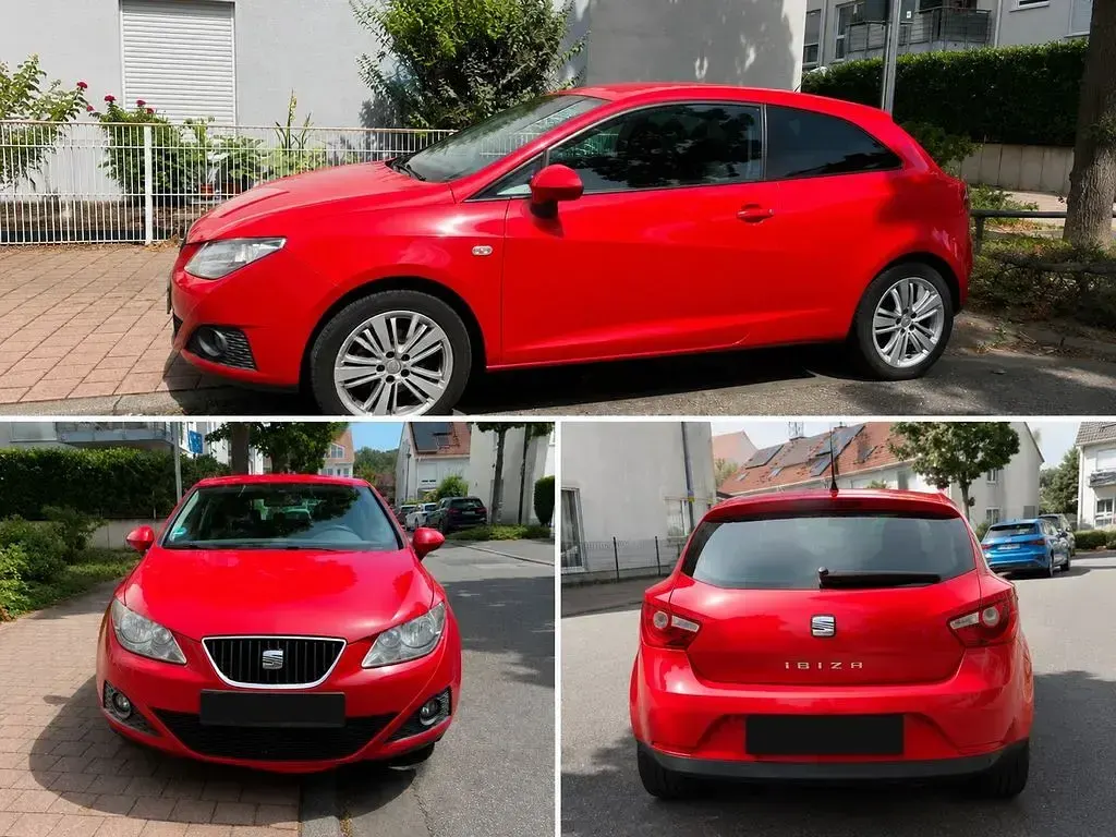 Gebraucht Seat Ibiza SC 86 PS (63 kW) 2010 Rot Kleinwagen