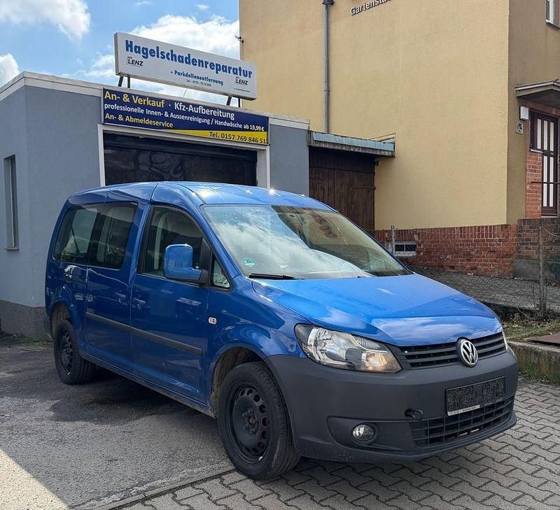 Gebraucht VW Caddy Maxi Trendline 110 PS (80 kW) 2011 Blau Van / Kleinbus
