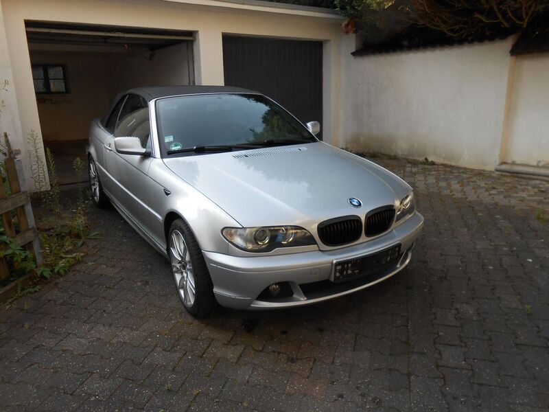 Silber Gebraucht 2004 BMW 325 Cabriolet Sport Line Cabrio | 8.495 € (Superpreis) - Bild 1/4