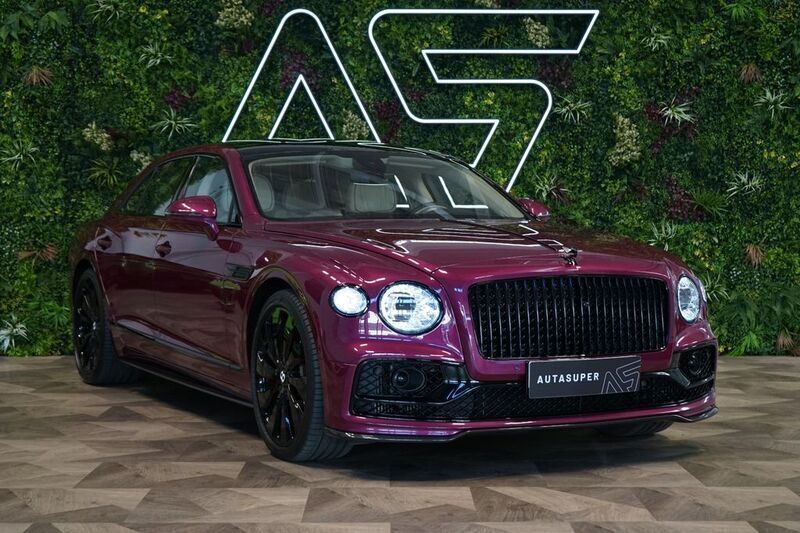 Violett Gebraucht 2022 Bentley Flying Spur Mulliner Limousine | 202.600 € (Teuer) - Bild 1/3