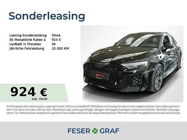 Neu Audi RS3 Ambiente 400 PS (294 kW) 2026 Mythosschwarz metallic Limousine