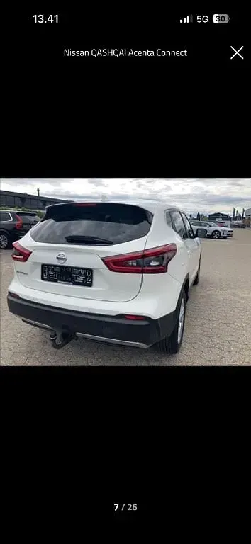 Gebraucht Nissan Qashqai N-Connecta 131 PS (96 kW) 2018 Weiß SUV