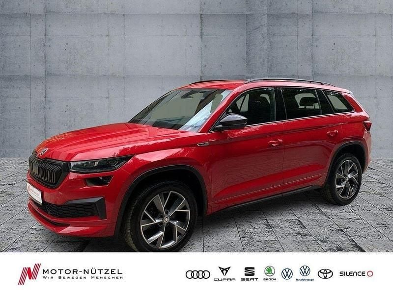 Velvetrot metallic Gebraucht 2022 Skoda Kodiaq SportLine SUV | 33.930 € (Etwas zu teuer) - Bild 1/4