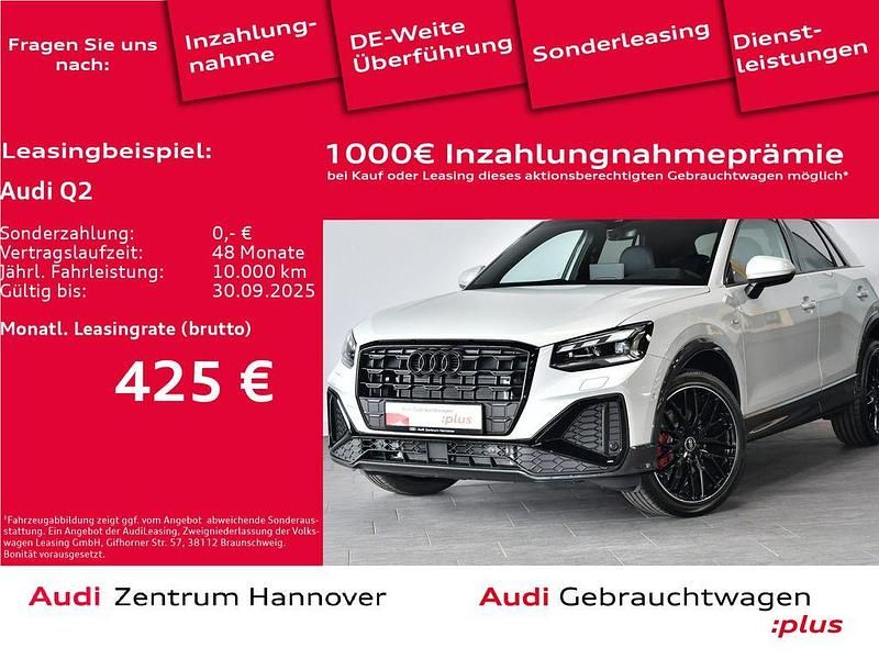 N8 tausilber metallic Gebraucht 2024 Audi Q2 S-Line SUV | 35.990 € (Teuer) - Bild 1/4