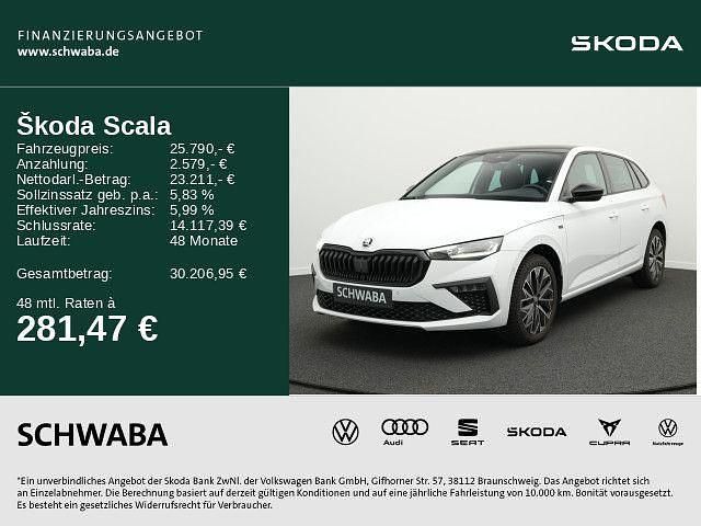 Moonweiß perleffekt Gebraucht 2025 Skoda Scala Selection Kleinwagen | 25.790 € (Teuer) - Bild 1/4