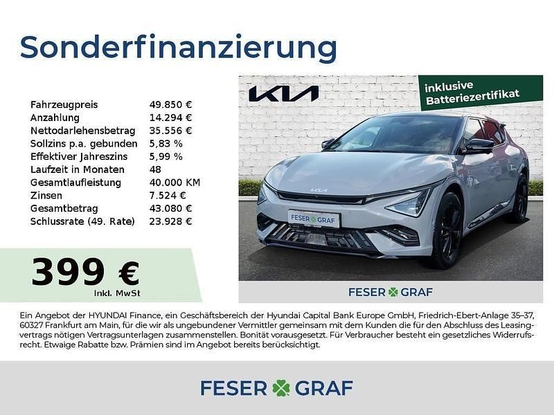 Wolfgrau Gebraucht 2024 Kia EV6 GT-Line SUV | 49.850 € (Fairer Preis) - Bild 1/4