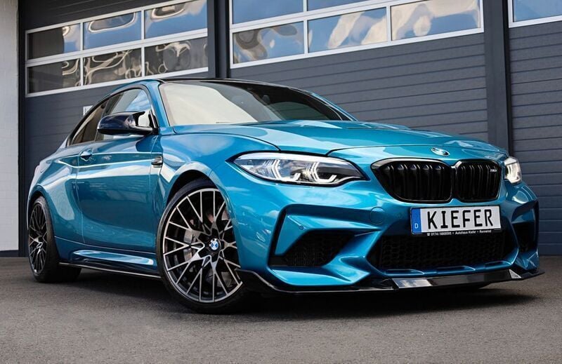 Long beach blau metallic (c16) Gebraucht 2019 BMW M2 Competition Edition Coupé | 43.450 € (Guter Preis) - Bild 1/4