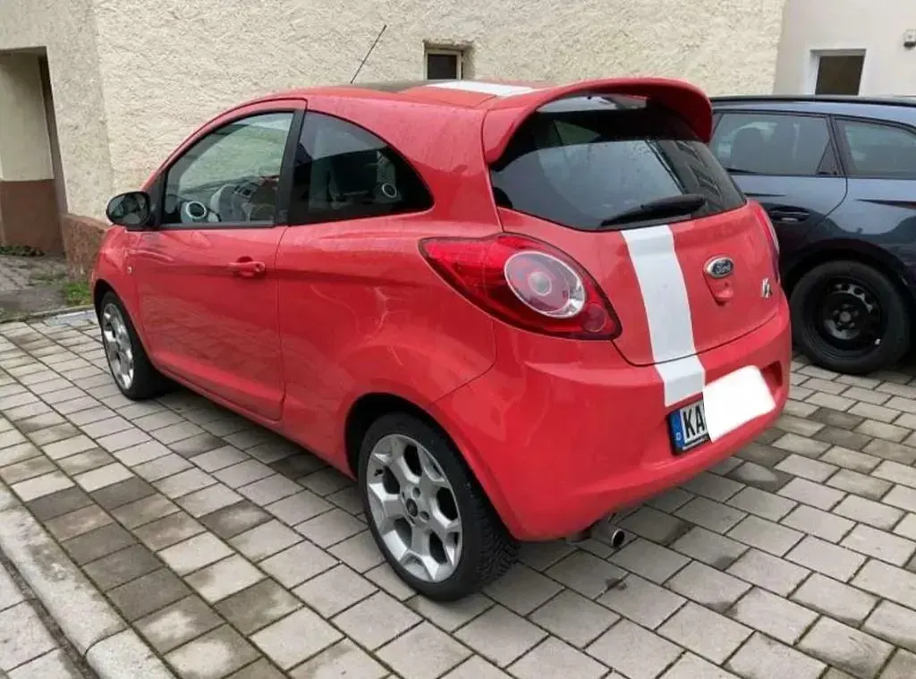 Gebraucht Ford Ka Titanium 69 PS (50 kW) 2010 Rot Kleinwagen