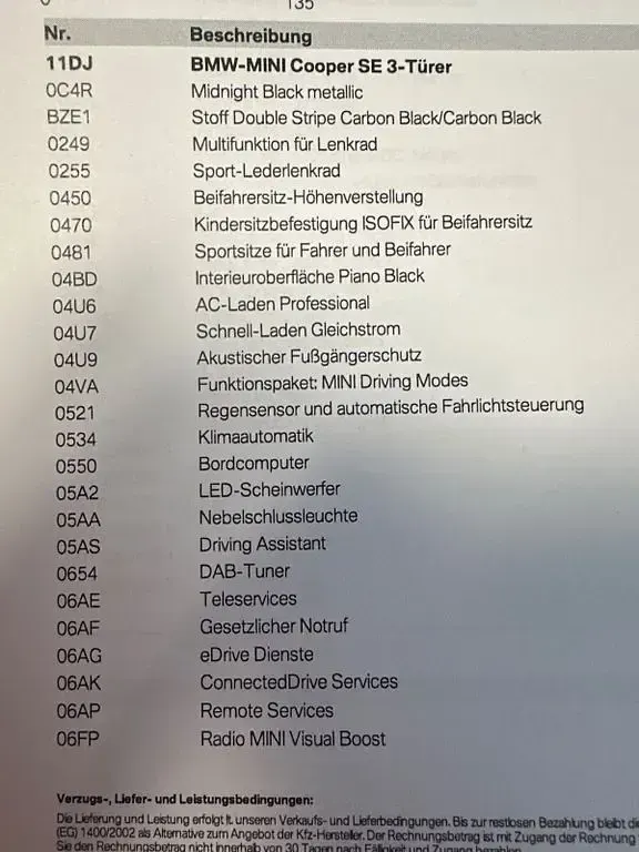 Gebraucht Mini Cooper SE 135 kW (184 PS) 2023 Schwarz Kleinwagen