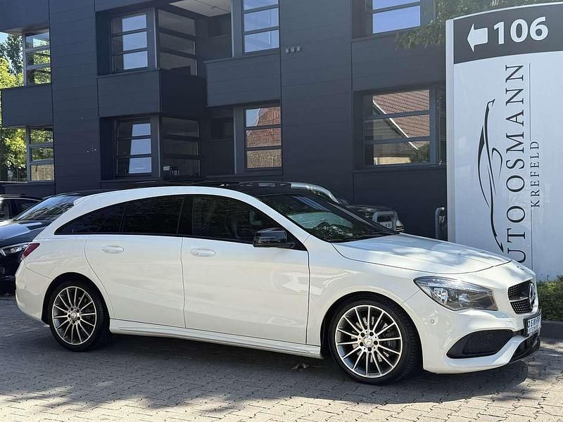 Gebraucht Mercedes CLA220 AMG line 177 PS (130 kW) 2016 Calcitweiss  unilack Limousine