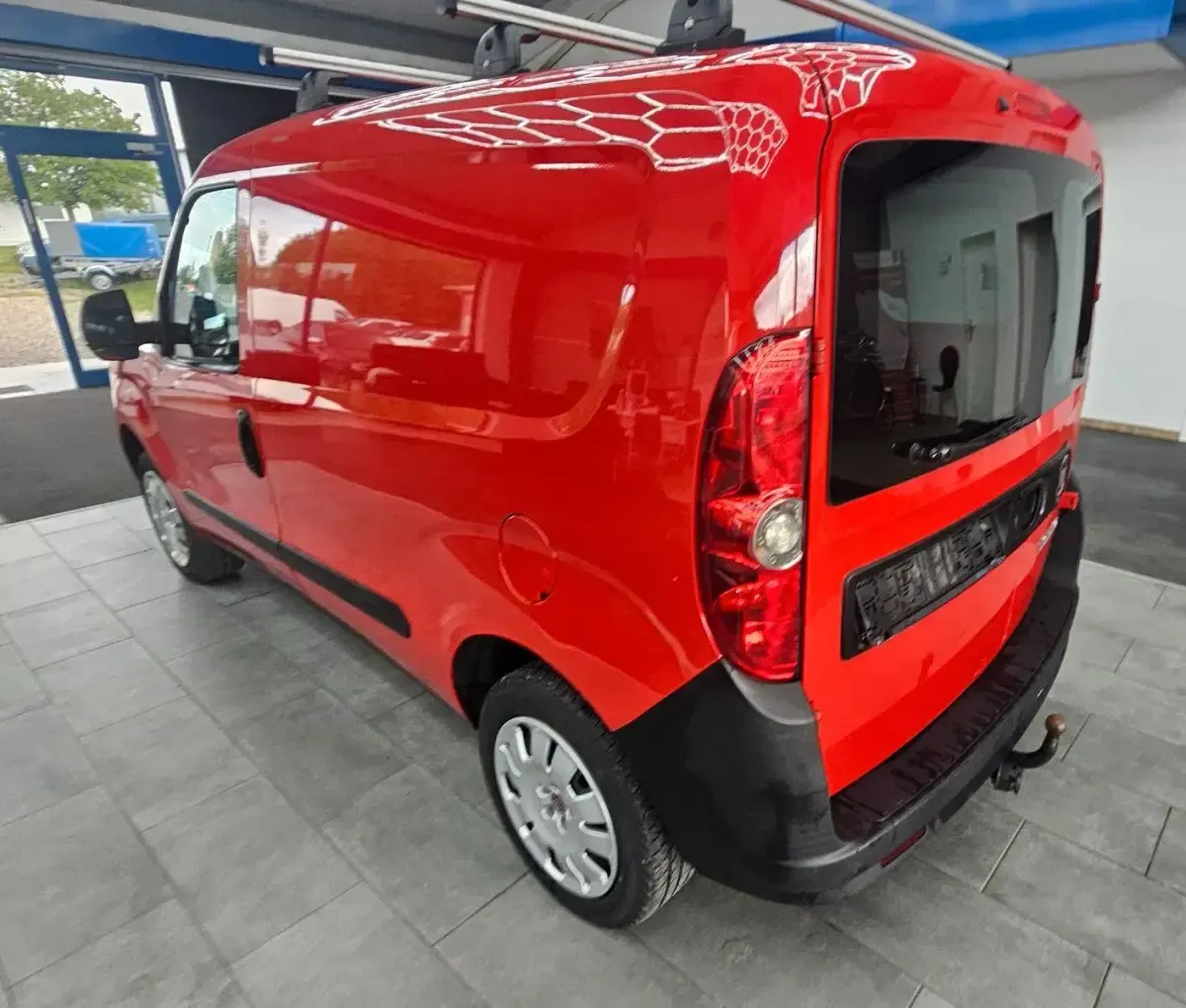 Gebraucht Fiat Doblò Pop 95 PS (69 kW) 2015 Rot Van / Kleinbus