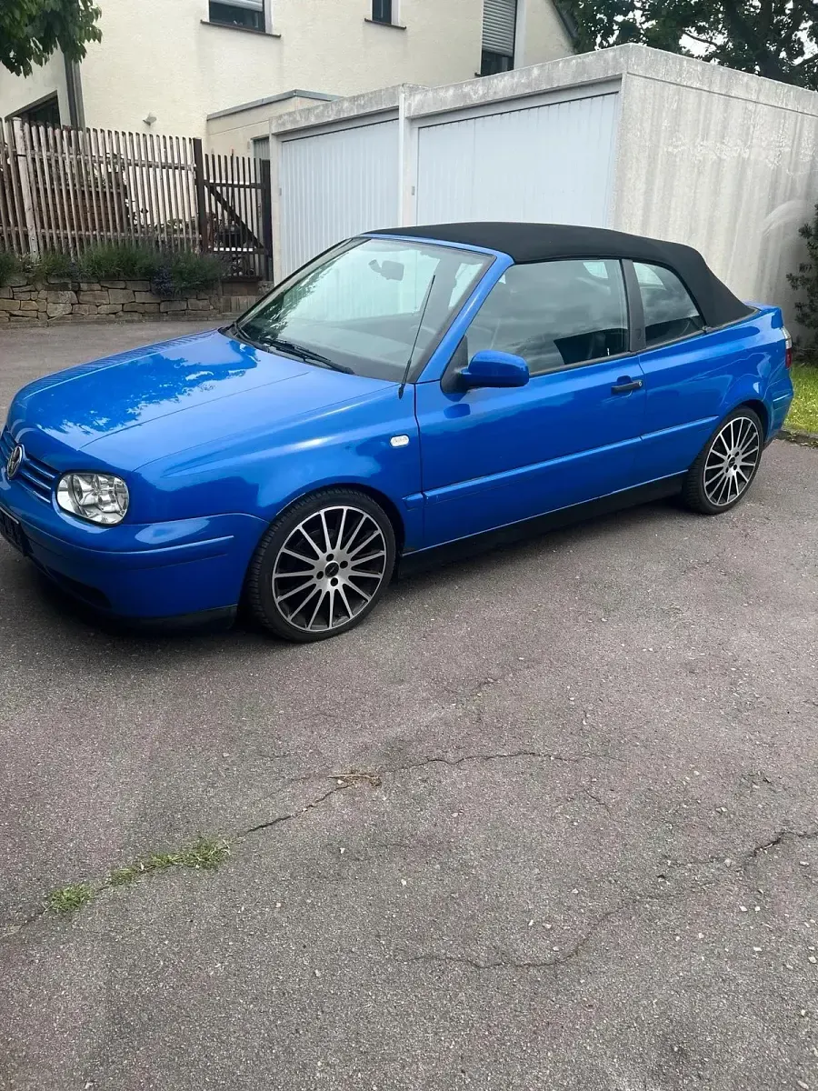 Gebraucht VW Golf Cabriolet 101 PS (74 kW) 1999 Blau Cabrio