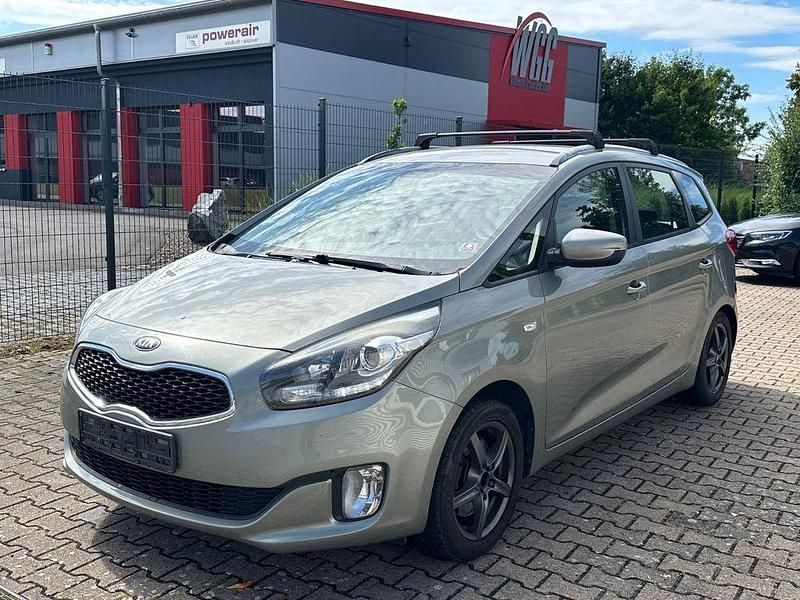 Gebraucht Kia Carens Edition 7 116 PS (85 kW) 2014 Silber Van / Kleinbus