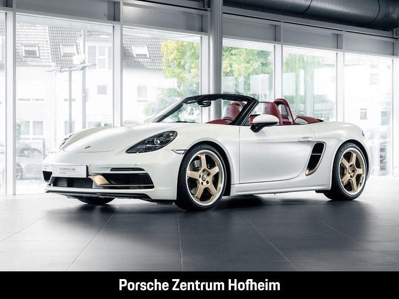 Carraraweißmetallic Gebraucht 2021 Porsche Boxster Cabrio | 94.900 € (Fairer Preis) - Bild 1/4