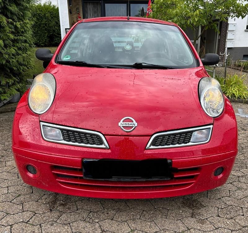 Rot Gebraucht 2008 Nissan Micra Kleinwagen | 450 € (Superpreis) - Bild 1/4