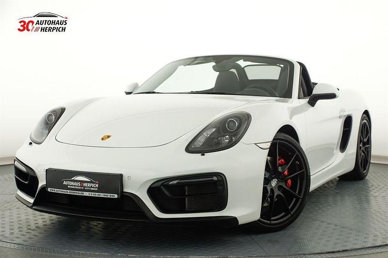 Pure white Gebraucht 2016 Porsche Boxster GTS Cabrio | 71.981 € - Bild 1/4
