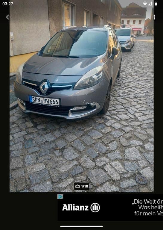 Gebraucht Renault Grand Scénic III Bose Edition 131 PS (96 kW) 2013 Grau Van / Kleinbus