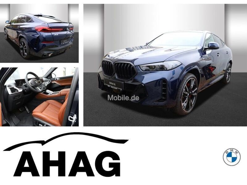 Blau Gebraucht 2024 BMW X6 M Sport SUV | 91.690 € (Superpreis) - Bild 1/4