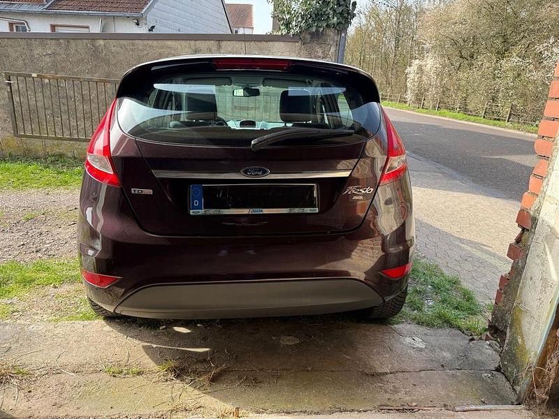 Gebraucht Ford Fiesta Titanium 75 PS (55 kW) 2010 Rot Kleinwagen