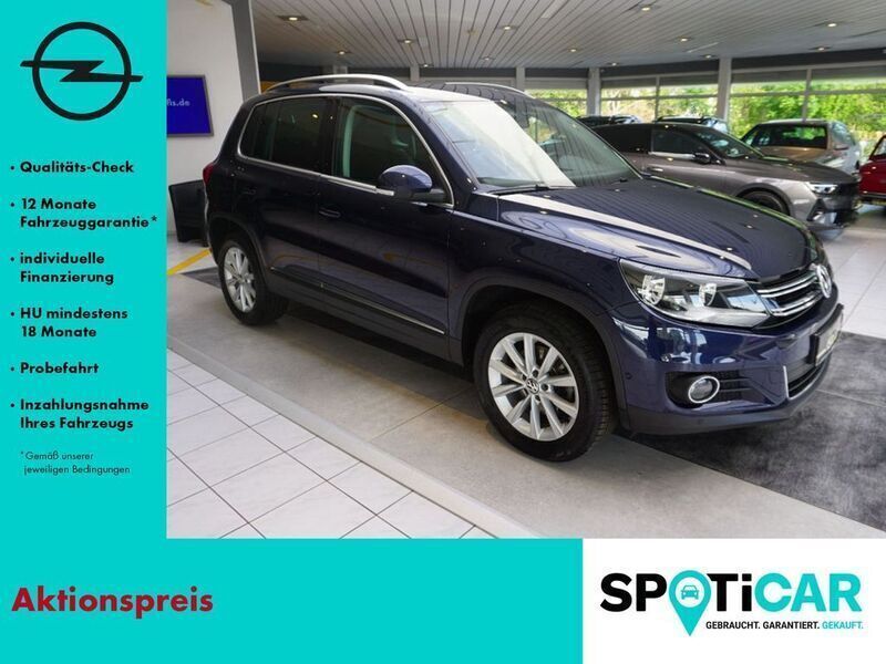 Blau Gebraucht 2013 VW Tiguan Sportline SUV | 12.990 € (Fairer Preis) - Bild 1/4