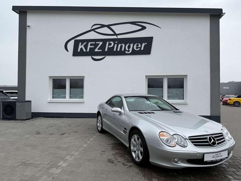 Brillantsilber metalliclack Gebraucht 2004 Mercedes SL350 Cabrio | 15.999 € (Superpreis) - Bild 1/4