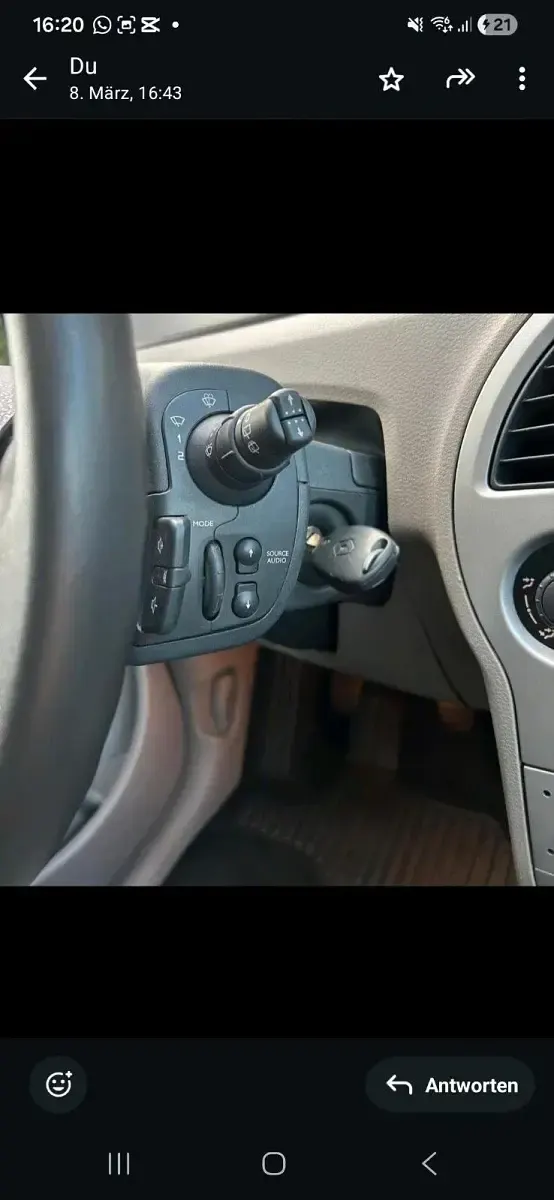 Gebraucht Renault Modus 88 PS (64 kW) 2005 Blau Van / Kleinbus