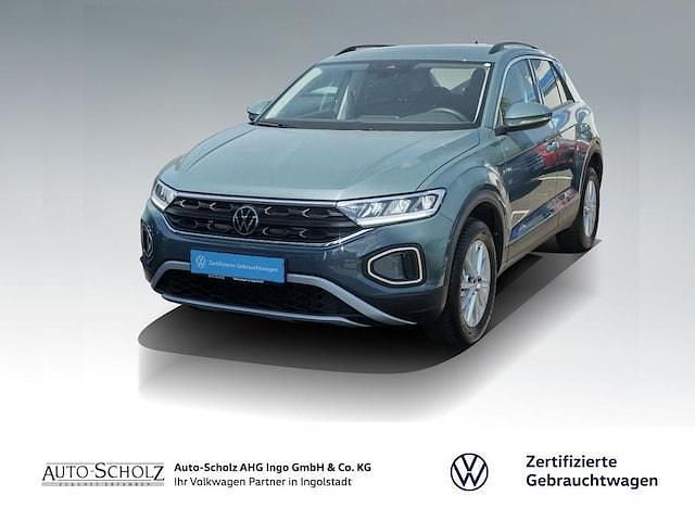 Blau Gebraucht 2024 VW T-Roc Life SUV | 22.700 € (Guter Preis) - Bild 1/4
